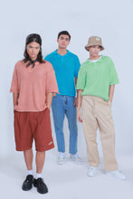 Load image into Gallery viewer, Knitted Basic Crochet Polo Shirt in Nude