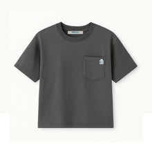 Load image into Gallery viewer, Basic Cropped Tee with Chest Pocket