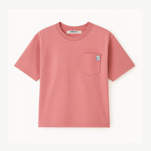 Load image into Gallery viewer, Basic Cropped Tee with Chest Pocket
