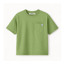 Load image into Gallery viewer, Basic Cropped Tee with Chest Pocket