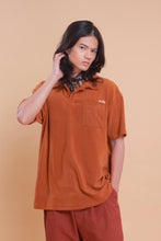 Load image into Gallery viewer, Milk Towel Terry Polo in Brown
