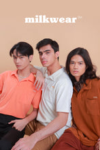 Load image into Gallery viewer, Milk Towel Terry Polo in Orange