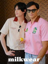 Load image into Gallery viewer, Happy Hour Club Mojito Cropped Polo – with Embroidery & Contrast Collar