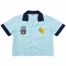 Load image into Gallery viewer, Lemon Sardines Cropped Polo – with Embroidery & Contrast Collar