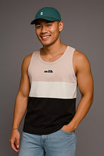 Load image into Gallery viewer, Milk Color Block Tank Top