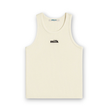 Load image into Gallery viewer, Milk Ribbed Tank Top in Black, Off-White, Brown, Green & Blue