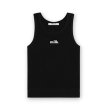 Load image into Gallery viewer, Milk Ribbed Tank Top in Black, Off-White, Brown, Green & Blue