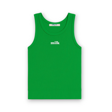 Load image into Gallery viewer, Milk Ribbed Tank Top in Black, Off-White, Brown, Green & Blue