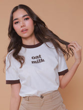 Load image into Gallery viewer, Milk Ringer Tee - Oat Milk