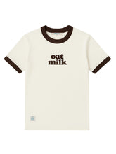 Load image into Gallery viewer, Milk Ringer Tee - Oat Milk