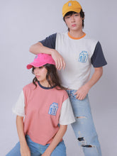 Load image into Gallery viewer, Cropped Color Block Tee