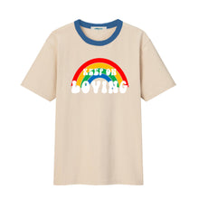 Load image into Gallery viewer, Milkwear x Red Whistle Year 2 - Keep on Loving Ringer Tee in Cream