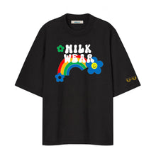 Load image into Gallery viewer, Milkwear x Red Whistle Year 2 - Oversized Pride Tee in Black