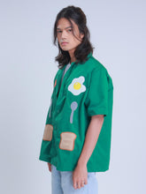 Load image into Gallery viewer, The Big Breakfast Club Graphic Patch Polo Shirt