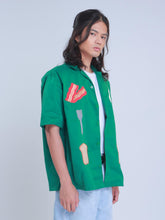 Load image into Gallery viewer, The Big Breakfast Club Graphic Patch Polo Shirt