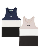 Load image into Gallery viewer, Milk Color Block Tank Top