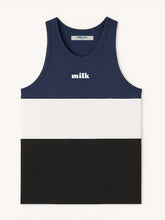 Load image into Gallery viewer, Milk Color Block Tank Top