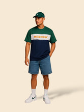 Load image into Gallery viewer, Oversized Preppy Vintage Tee - Navy Blue