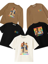 Load image into Gallery viewer, PRIDE | All Love, All Fam Cropped Boxy Tee