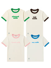 Load image into Gallery viewer, Milk Ringer Tee - Fresh Milk