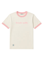 Load image into Gallery viewer, Milk Ringer Tee - Fresh Milk