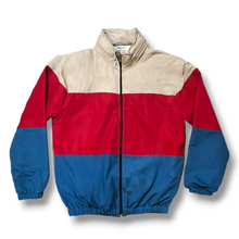 Load image into Gallery viewer, Tri-Color Zip-Front Windbreaker Jacket