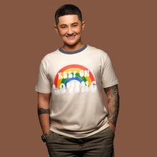 Load image into Gallery viewer, Milkwear x Red Whistle Year 2 - Keep on Loving Ringer Tee in Cream
