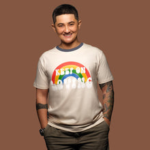 Load image into Gallery viewer, Milkwear x Red Whistle Year 2 - Keep on Loving Ringer Tee in Cream