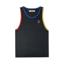 Load image into Gallery viewer, Tank Top in Black Color-Block Ribbing
