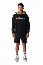 Load image into Gallery viewer, Pullover Jacket with Rainbow Print & Hood