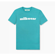 Load image into Gallery viewer, Big Font Tee in Aqua
