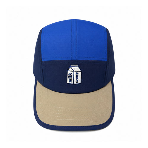 5-Panel Colorblock Nylon Biker Cap