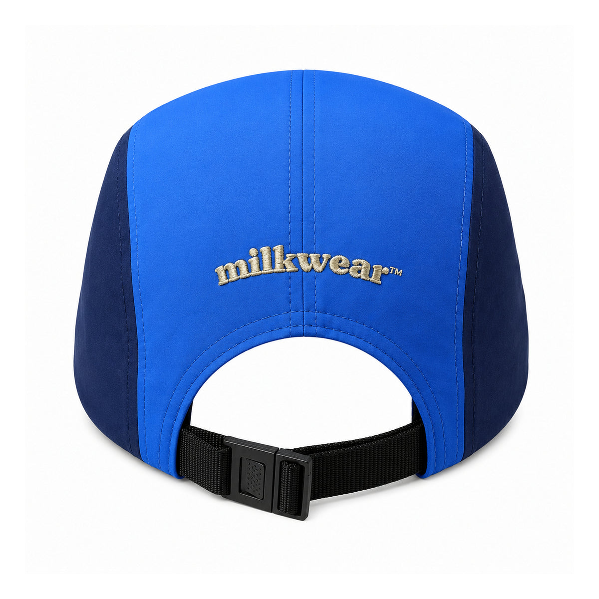 5-Panel Colorblock Nylon Biker Cap