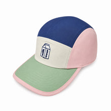 Load image into Gallery viewer, 5-Panel Colorblock Nylon Biker Cap
