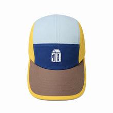 Load image into Gallery viewer, 5-Panel Colorblock Nylon Biker Cap
