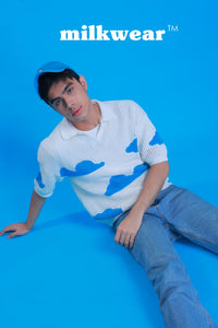 Cloud Knitted Crochet Polo