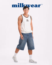 Load image into Gallery viewer, Milk Graphic Ringer Tank Top – Almond, Soy, Oat

