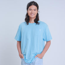 Load image into Gallery viewer, Basic Pocket Tee in Light Blue
