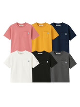 Load image into Gallery viewer, Basic Cropped Tee with Chest Pocket
