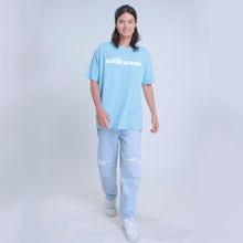 Load image into Gallery viewer, Big Font Tee in Light Blue
