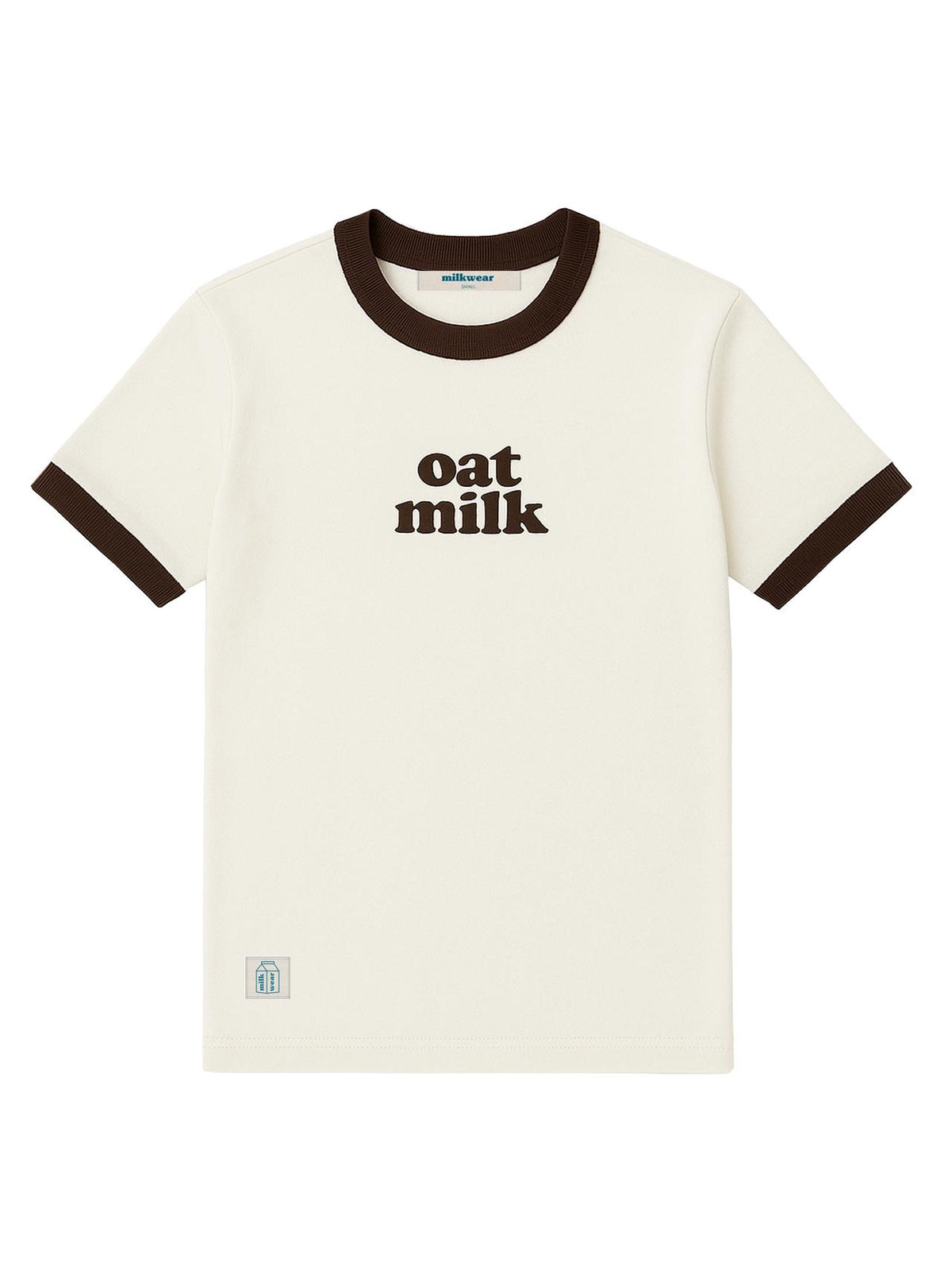 Milk Ringer Tee - Oat Milk