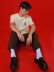 MILKWEAR x Seattle’s Best Coffee Bear Tee in Beige