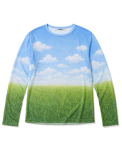 Load image into Gallery viewer, Mesh Long Sleeves Printed Top
