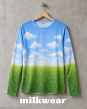 Load image into Gallery viewer, Mesh Long Sleeves Printed Top
