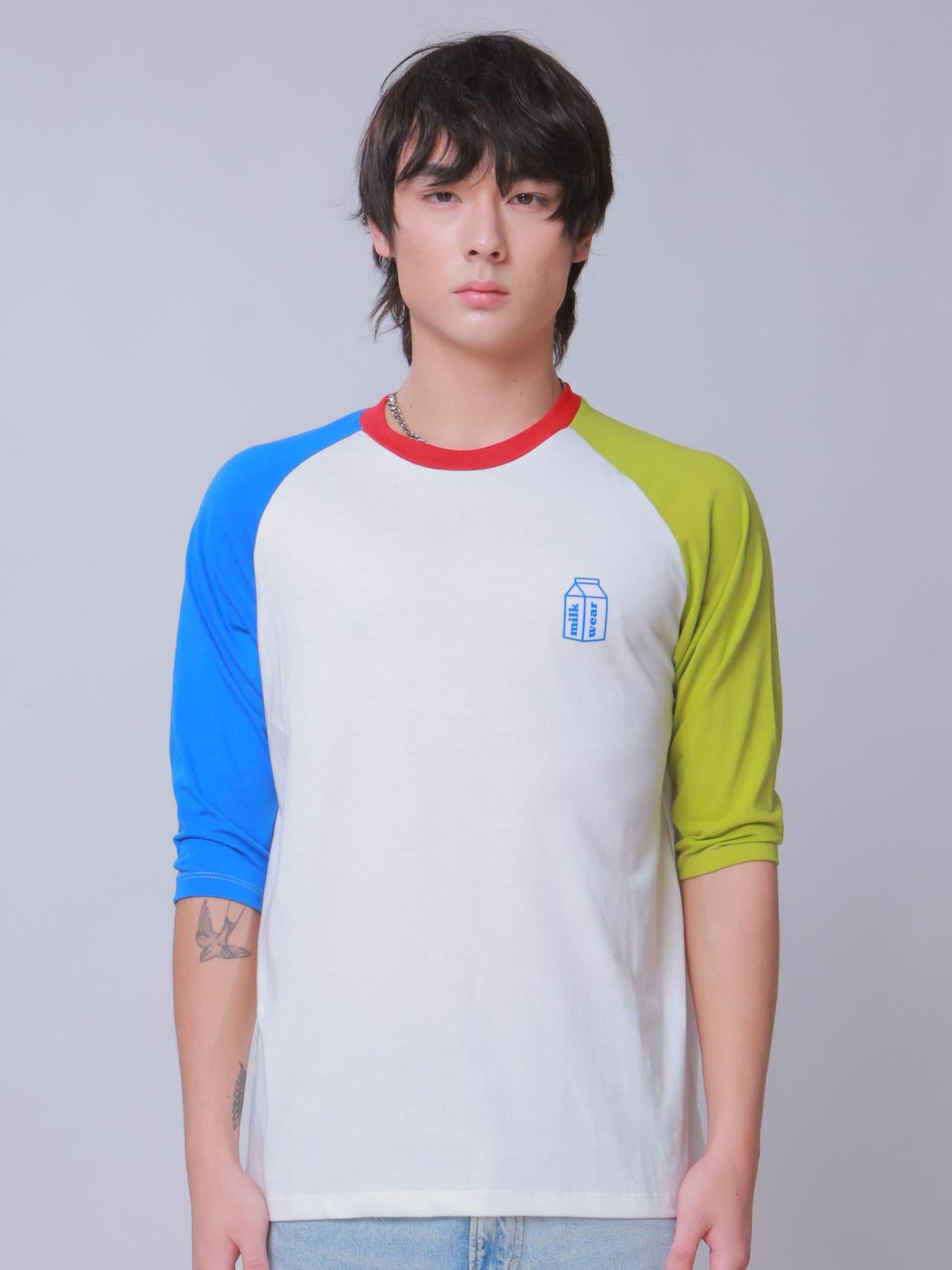 Raglan Color-Block Tee – MILKWEARSTORE