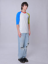 Load image into Gallery viewer, Raglan Color-Block Tee
