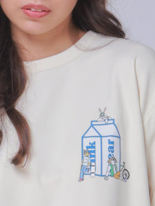 Milk Squad Pullover Sweater