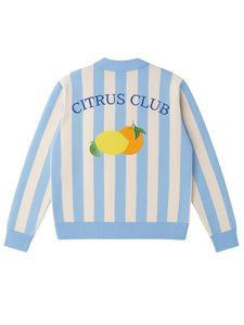 Citrus Club Cropped Length Button-Front Cardigan