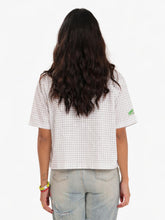 Load image into Gallery viewer, SHIRT - CROPPED CHECKER POLO - DESK BUDDY
