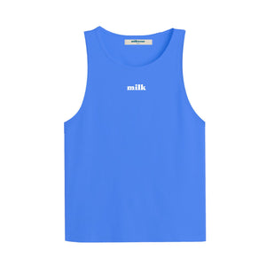 Milk Tank Top in Black, Off-White, Green & Blue